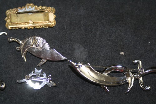 HUGE ANTIQUE MASONS SHRINERS PYTHIAS MEDAL BADGE PIN LOT SWORD CRESCENT STAR WOW - Picture 7 of 11