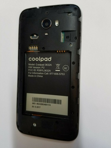 Metro PCS GSM Coolpad Defiant Android 3632A Smartphone Prepaid Cellphone - Picture 7 of 7