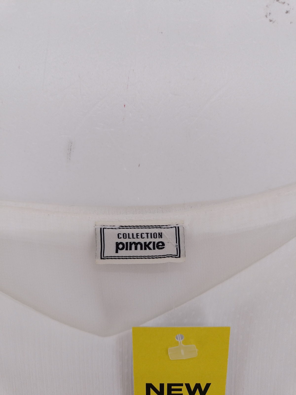 ALTRA Collezione Pimkie T Shirt Donna UK 12 Poliestere Bianco con Altro Camicia