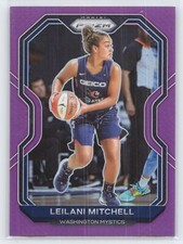 Leilani Mitchell - 2021 Prizm WNBA - Purple #/99 - Washington Mystics