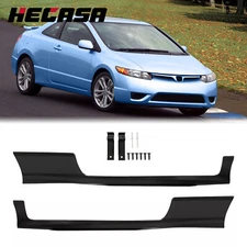 For Honda Civic Coupe 2 Door 2006-2011 HFP Style Side Skirts Body Kit Spoiler