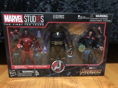 Marvel Legends Infinity War Iron Man Thanos Doctor Strange 3 Pack