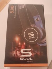 Soul By Ludacris Ultra Dynamic On-Ear SL100 Headphones - Black/blue
