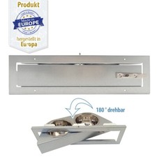 Futterstation schwenkbar Metall f&uuml;r Kaninchen-Einbausatz- 2x500 ml N&auml;pfe