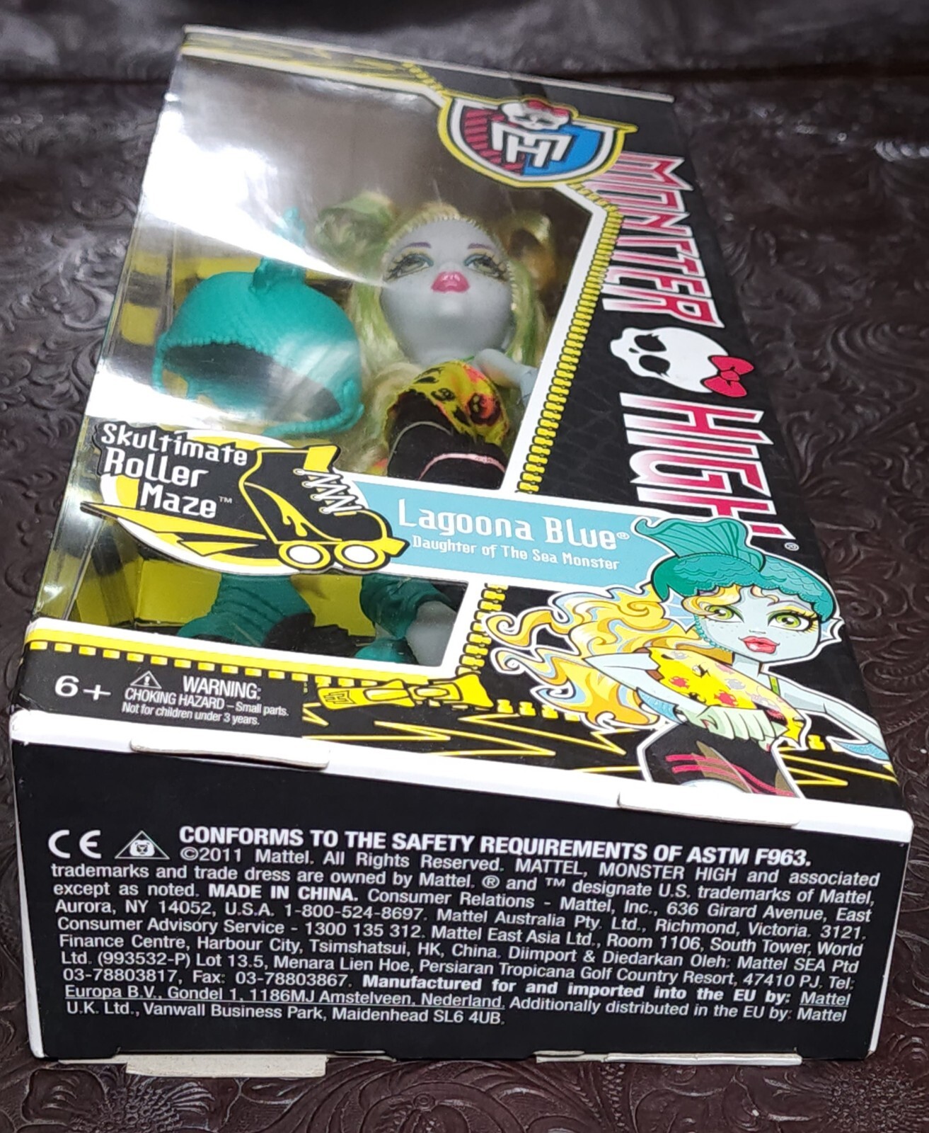 NIB Monster High Skultimate Roller Maze Lagoona Blue Doll