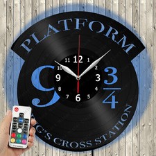 Reloj de Vinilo LED Harry Potter Luz LED Disco de Vinilo Reloj de Pared LED Reloj de Pared136