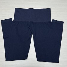 Assets by Spanx Navy Denim Haze Shaping Seamless Tummy Control Leggings Size XL