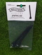 Umarex Walther PPK/S CO2 BB Pistol 15rd Magazine .177 Caliber (2-Pack) - 2252411