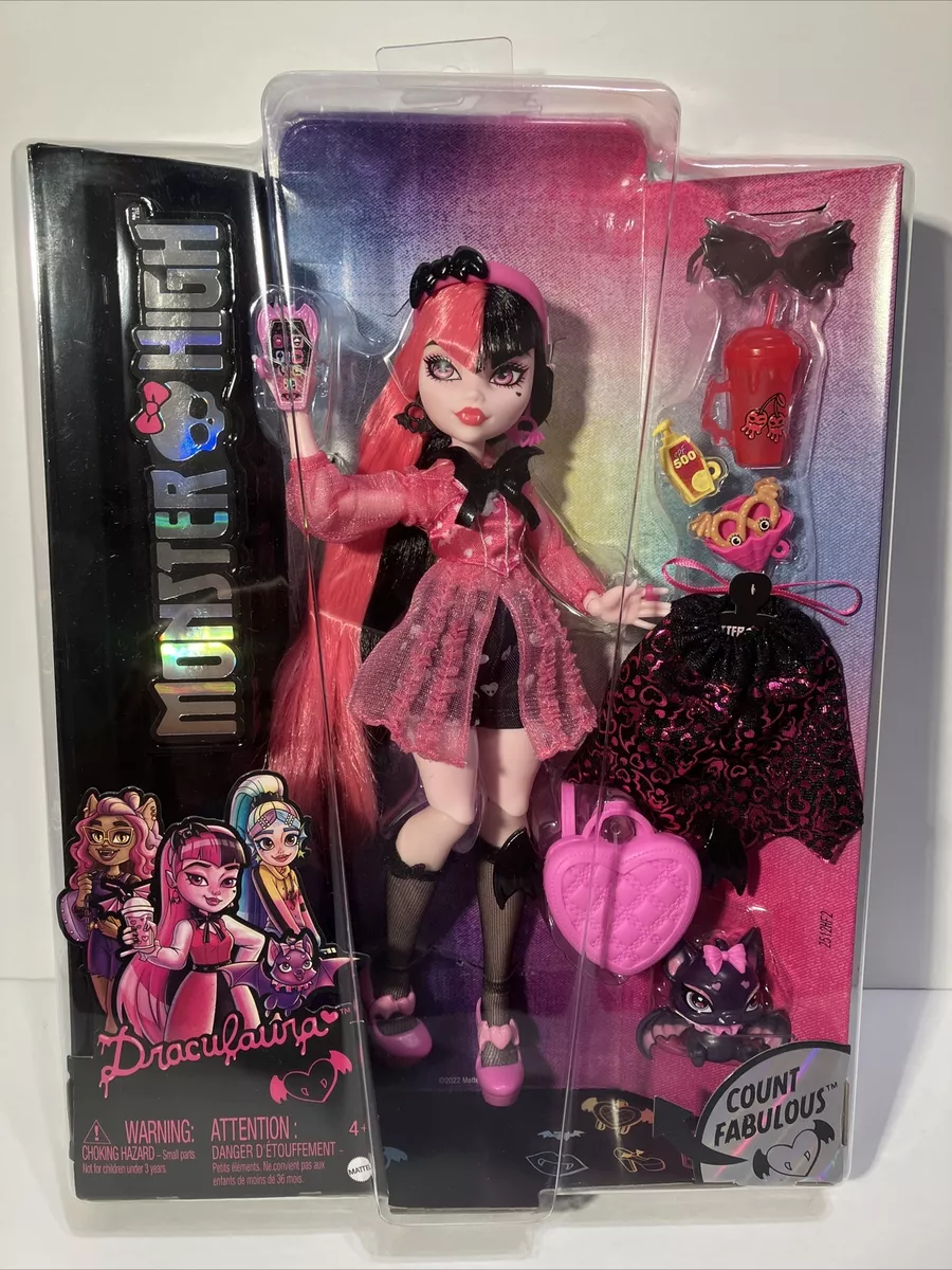 Monster High Draculaura Com Pink G3 2023 Mattel