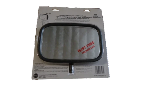 Universal Replacement Mirror Head Black Housing