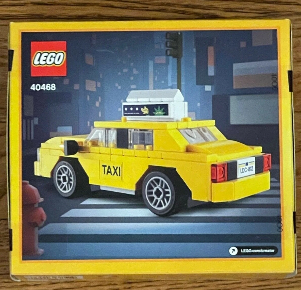 LEGO 40468 2021 Creator Yellow Taxi Car Microscale New Sealed City