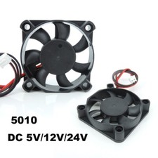 DC 5010 5V 12V 24V volt 5cm CPU Cooling Fan 50MM for 3D Printer 50x50x10mm