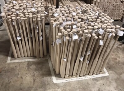 Batte De Baseball En Bois Artisanal 31 Pouces | Qualité Blem