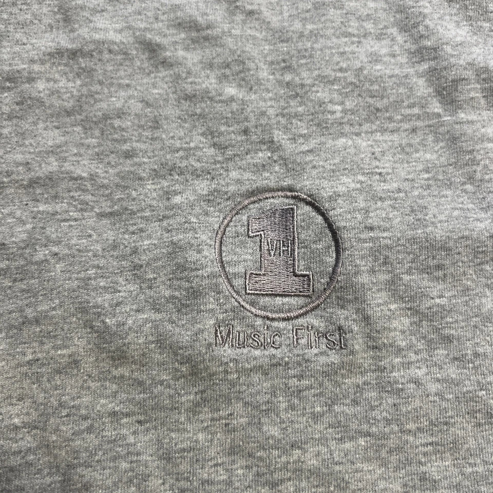 Camiseta Vintage VH1 Music First Adulto L/XL Gris Manga Corta Años 90 Foto 3 de 4