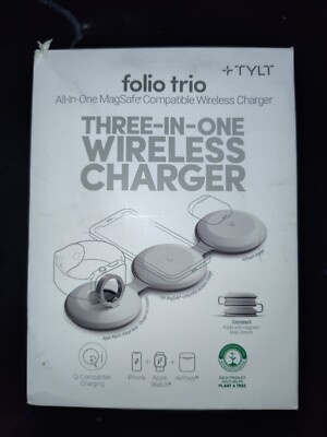 TYLT Folio Trio Three In One 15W MagSafe Wireless Charger