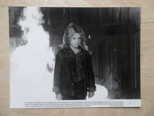 Drew Barrymore "The Fire Devil" autograph signed 16x21 cm picture B/W