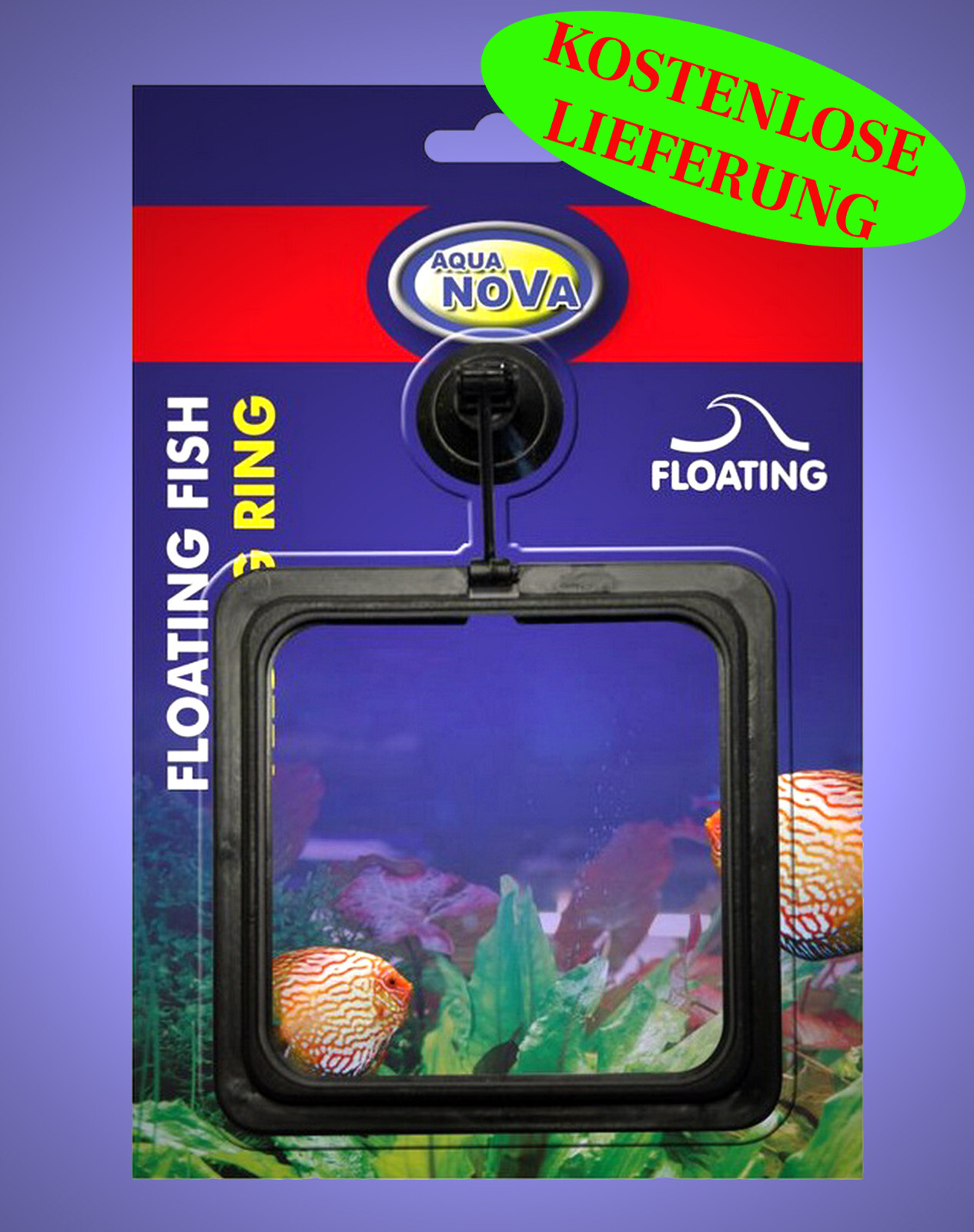 3-in-1 Aquarium Futterring - Quadratischer Futternapf Für Fische & Schildkröten