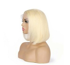 613 Blonde Short Bob Wig Lace Front Wigs Human Hair 150 Density