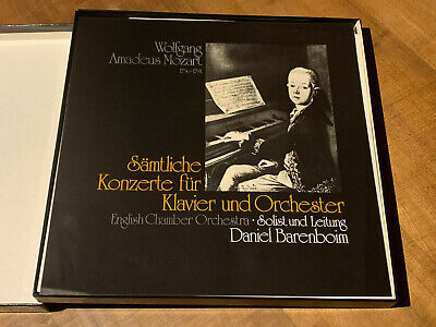 Mozart The Complete Piano Concertos DANIEL BARENBOIM EMI 12 Mozart The Complete Piano Concertos DANIEL BARENBOIM EMI 12
