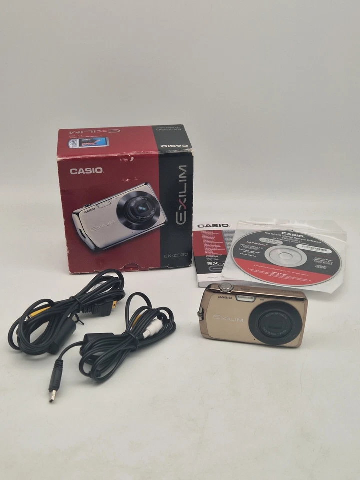 ⚡Casio Exilim EX Z330 Digitalkamera Gold  12.1 MP  OVP Ohne Akku Netzteil⚡ - Bild 2 von 4