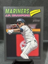 2026 Topps Heritage - J.P. Crawford #289 Dark Gray Border Mariners Card
