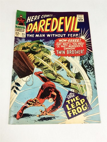 1966 DAREDEVIL ISSUE #25 COMIC BOOK BEAUTIFUL HIGH GRADE CONDITION