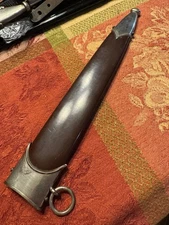 VINTAGE BROWN DAGGER  SCABBARD