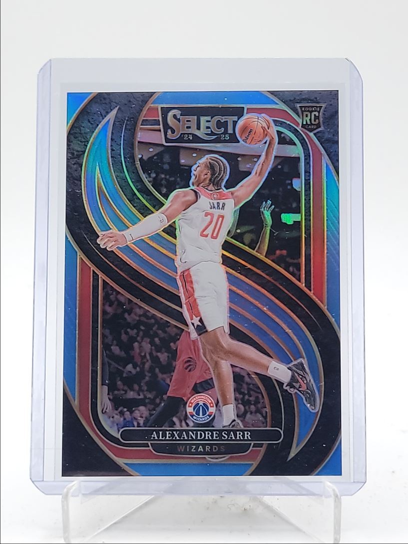 ALEXANDRE SARR 2024-25 SELECT PREMIER LEVEL ROOKIE LIGHT BLUE RC /299 Q5393