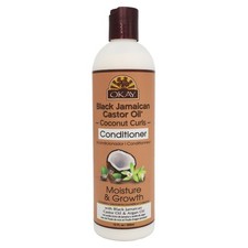 OKAY Black Jamaican Castor Oil Coconut Conditioner 12 Oz Pack of 2