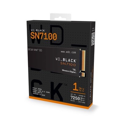 WD BLACK WDBELG0010BBK-WRWM 1TB SN7100 NVMe Internal SSD Solid