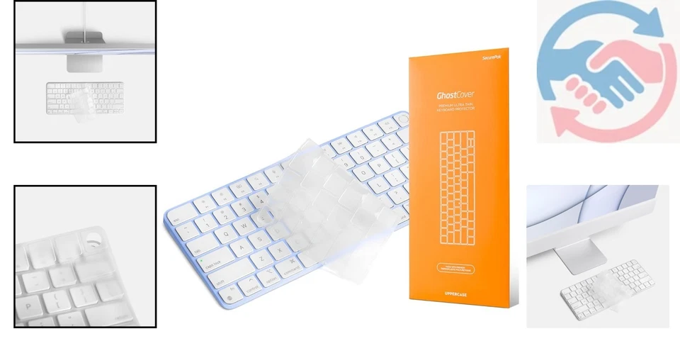 Funda Teclado Transparente para Magic Keyboard con Touch ID - 2024-2021 Foto 2 de 4