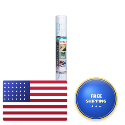 Con-Tact Brand Creative Clear Covering Versatile And Self-Adhesive Shelf Liner