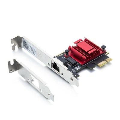 2500/1000/100Mbps NIC PCIe Netzwerkadapter PCIe Gigabit Ethernet Karte, Singl...