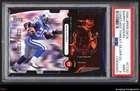 1998 Upper Deck Constant Threat Die Cut Silver Barry Sanders HOF 0225/1000 PSA 9