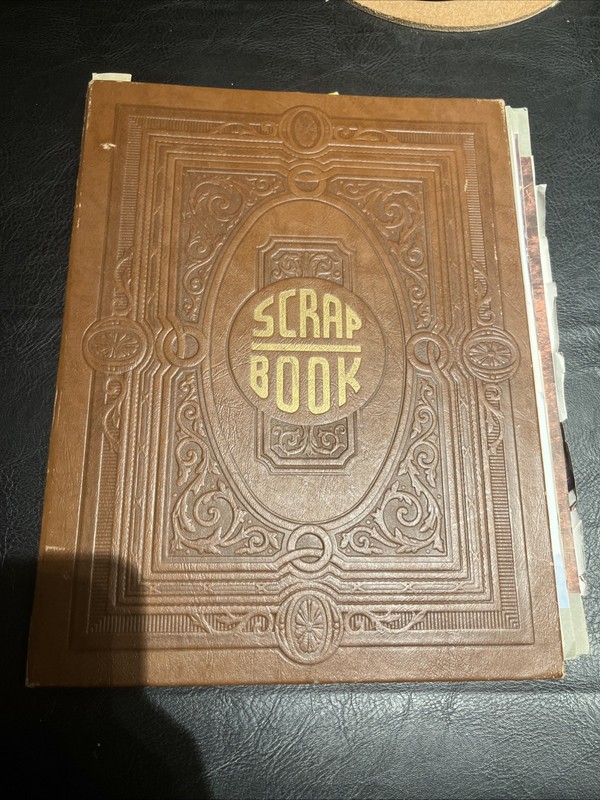 Antique 1940’s 1950’s Scrapbook travel And Adventure Pictures 