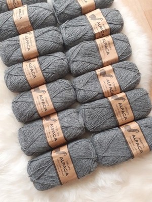 Garnstudio Drops Alpaca Mix Colour / 0517 Mittelgrau / 650 Gramm
