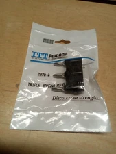 1Pc ITT Pomona 2970-0 Tripple Banana Plug