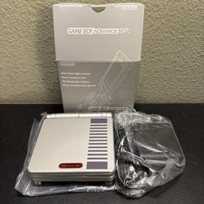 Nintendo Game Boy Advance SP NES Edition Console NEW IPS screen w/ Charger