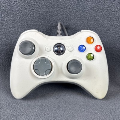 Microsoft Xbox 360 - Wired Controller - White - X803238-007 Tested