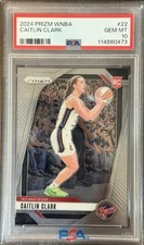 2024 Panini Prizm WNBA Caitlin Clark #22 RC PSA 10