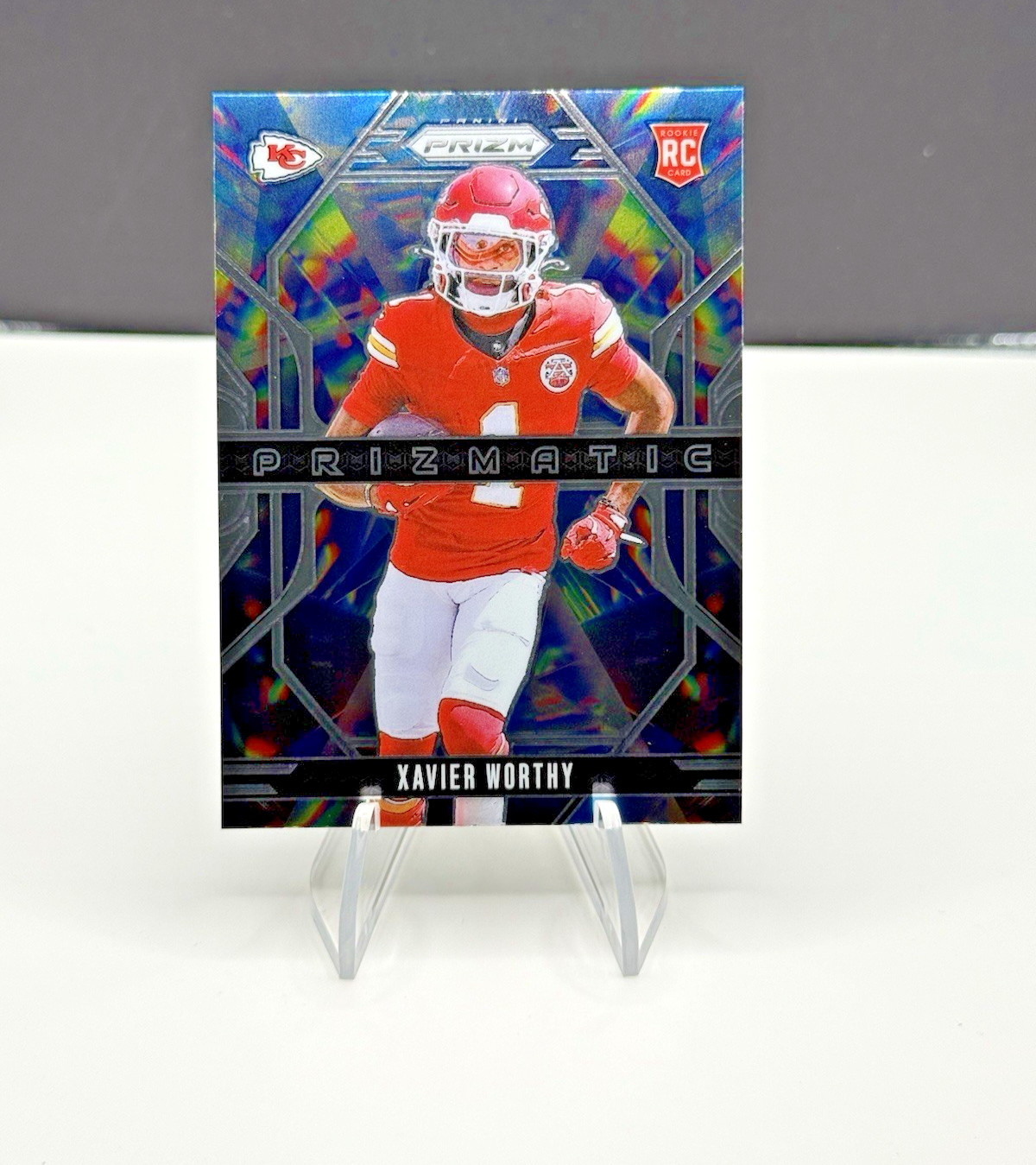 2024 Panini Prizm Xavier Worthy Prizmatic RC Rookie #14 KC Chiefs