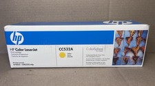 HP CC532A 304A Yellow Cartridge Color LaserJet Genuine New OEM Sealed Box