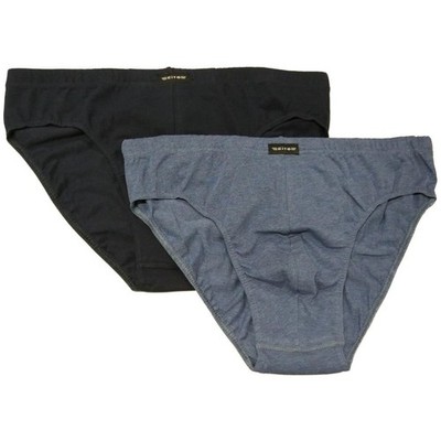 Cito Herren Slips 2er Pack Modern Basic Unterhosen Single-Jersey Baumwolle