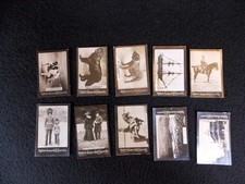 A41 Lot of 10 Ogdens Guinea Gold Cigarette Cards Early 1900s