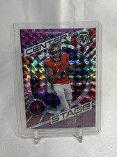 2023 Mosaic Mike Evans Center Stage Purple Prizm /49.