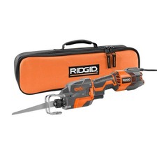 RIDGID Thru Cool 6 Amp Corded 1-Handed Orbital Reciprocating Saw Kit
