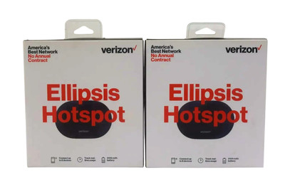 Lot of 2 Verizon Ellipsis Jetpack MHS900L Wi-Fi HotSpot Modem 4G LTE Black NEW