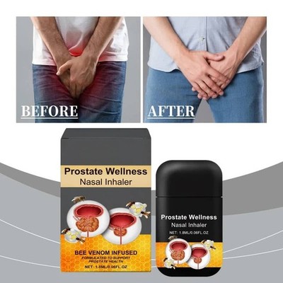 Herbal Bee Venom Infused Nasal Inhaler for Prostate Health Gentle Personal Care