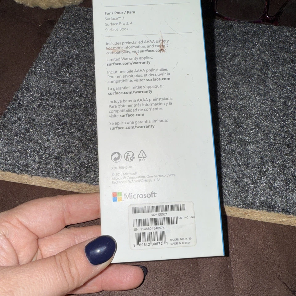 Microsoft Surface 1710 Blue stylist Pen - NEW - Image 4 of 4