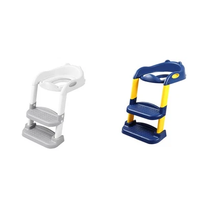 Bopeep Potty Training Toilet With Soft Seat and Step Stool Ladder Kids Toddlers - image 1 of 4